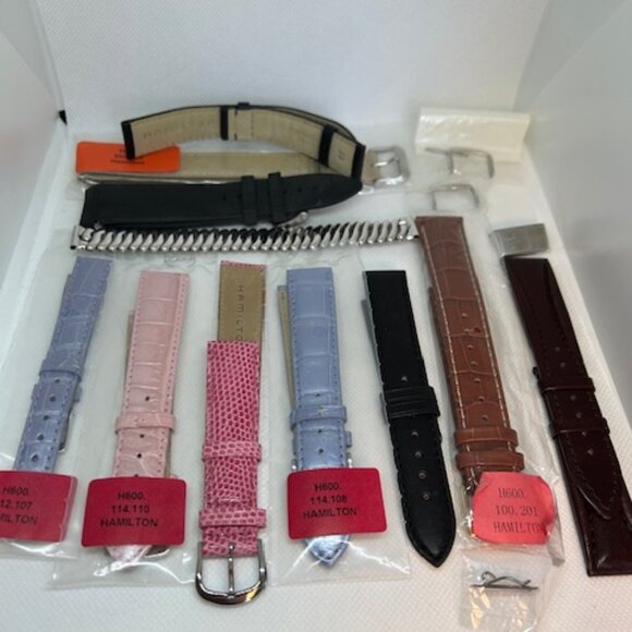 Hamilton Watch Bands - Genuine Leather Ladies & Mens - Picture 1 of 3